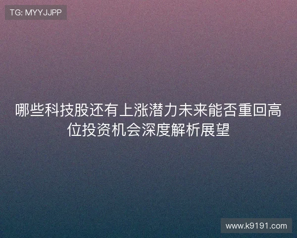 哪些科技股还有上涨潜力未来能否重回高位投资机会深度解析展望